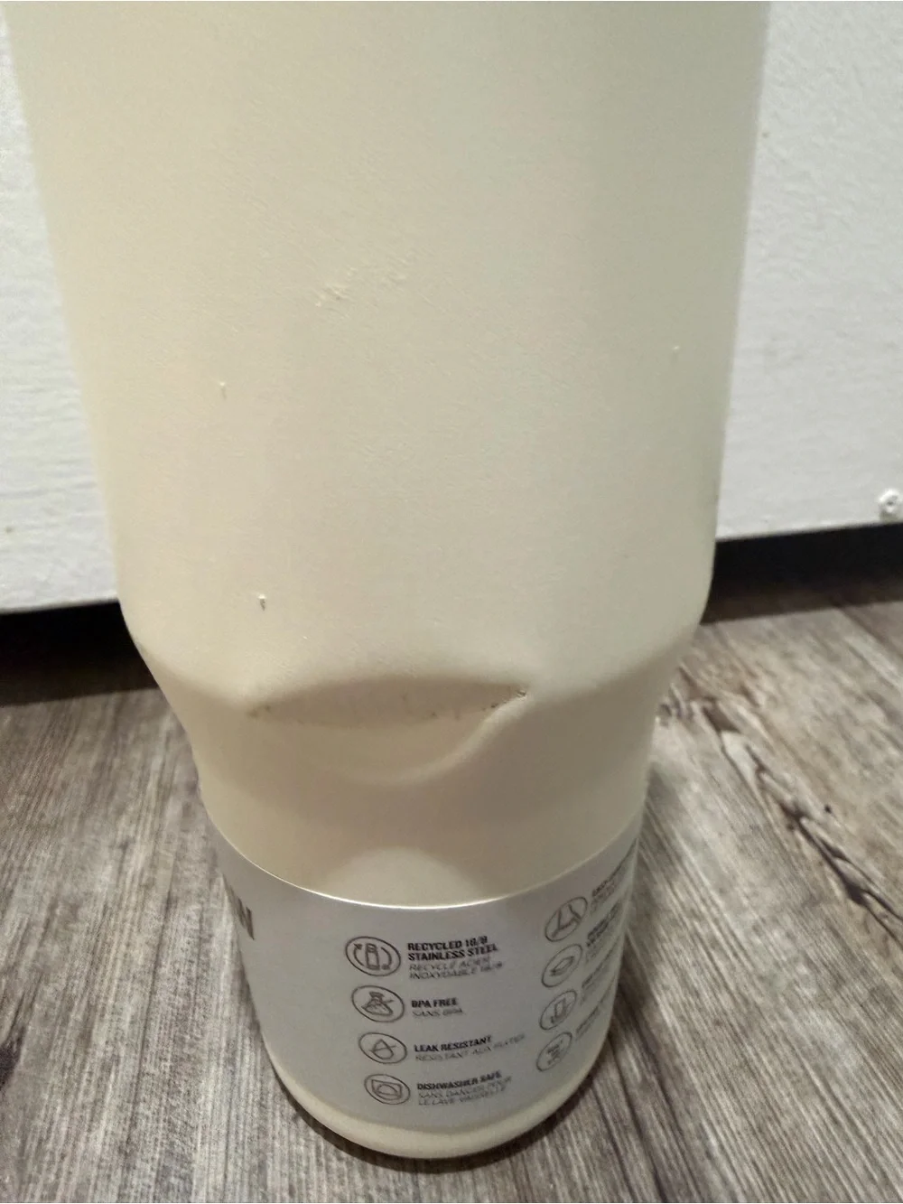 Stanley Flip Straw Tumbler in Cream and Brown - Picture 5 of 9